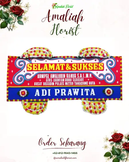 Papan Bunga Ucapan Selamat Patimban